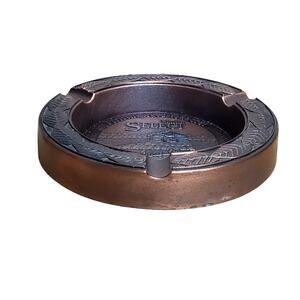 Vintage Winston Select Perfectly Aged Tobacco Meal Ashtray 5" Copper Toned